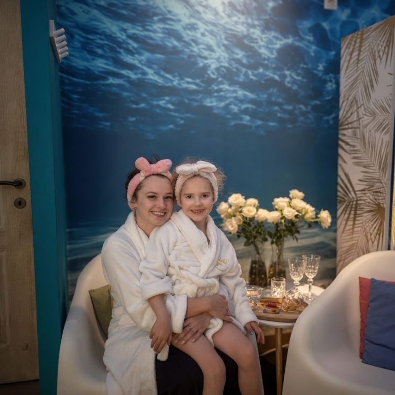 Moment duo parent-enfant chez Oh Baby Spa
