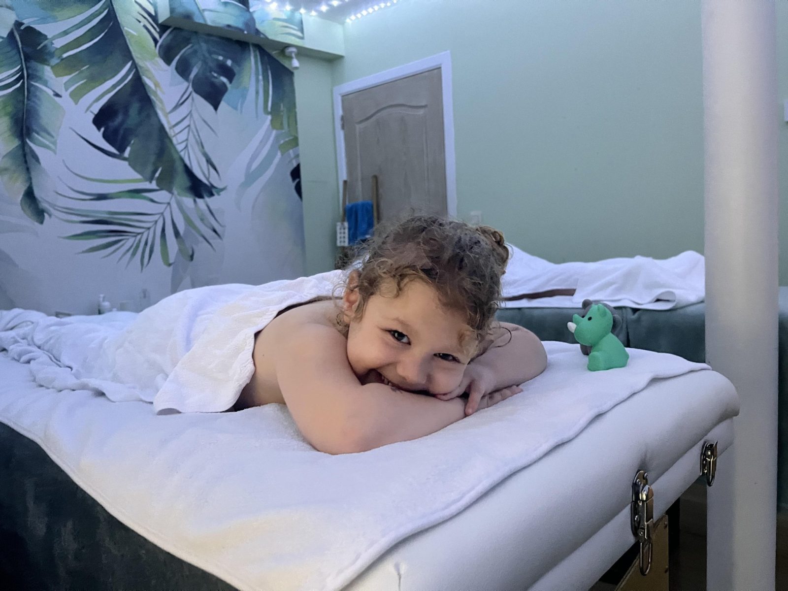 Massage enfant chez Oh Baby Spa