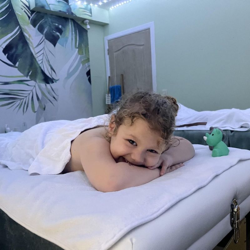 Massage enfant chez Oh Baby Spa